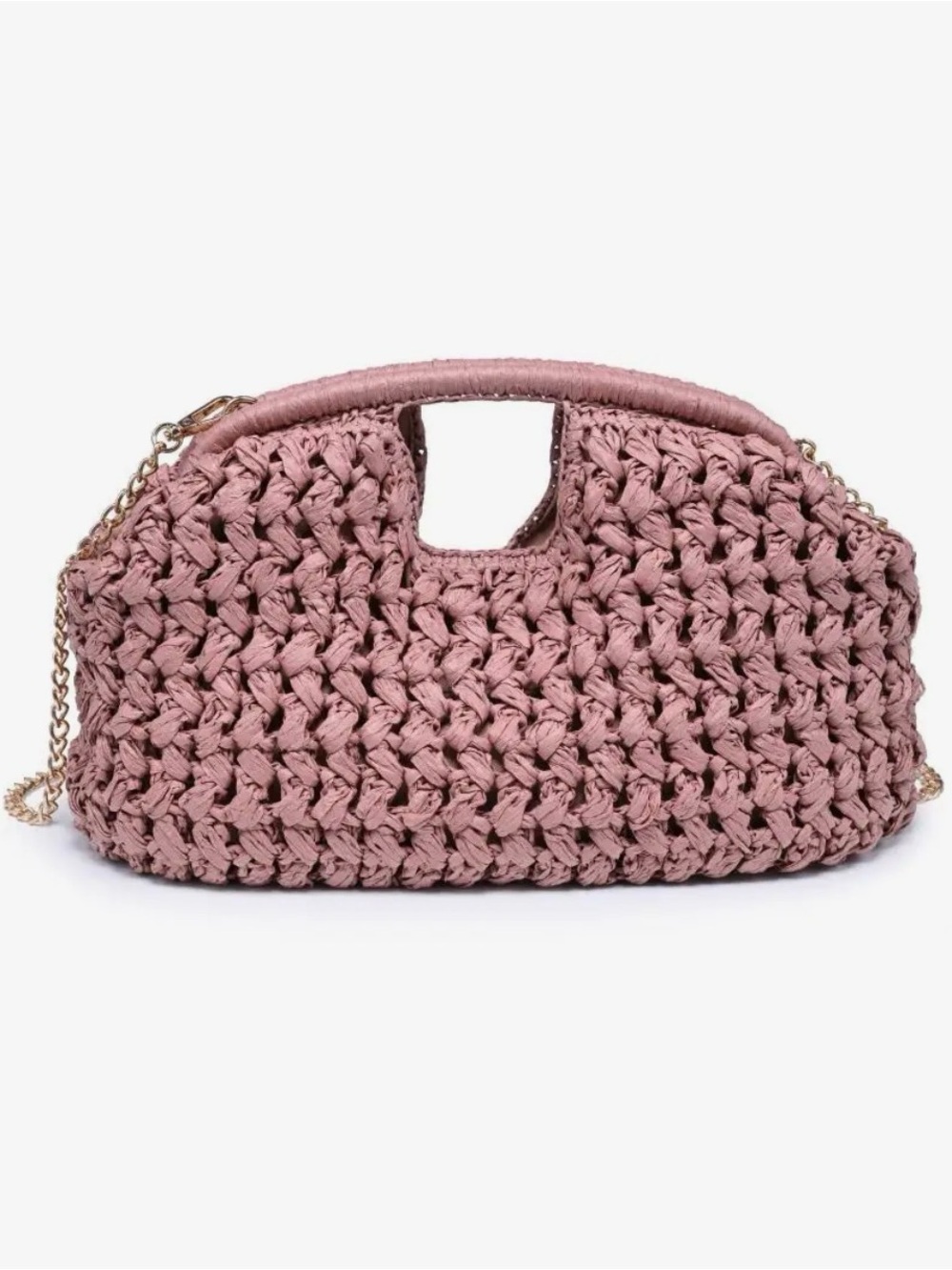 NWT Handmade Woven Crossbody Summer Straw Statement Bag